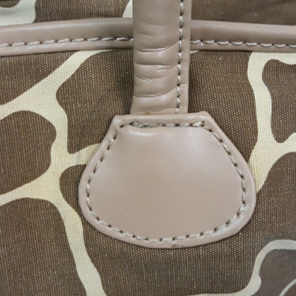 Sephora Giraffe Animal Print Canvas Tote Bag - Picture 14 of 16
